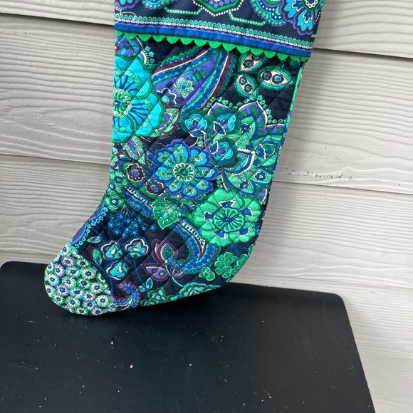 NWT Vera Bradley Christmas Stocking Blue Rhapsody - Picture 2 of 4